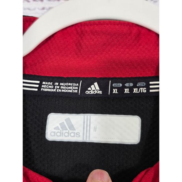 NC State Wolfpack sweater Men size XL black 1/4 zip Adidas pullover NCAA - Picture 4 of 5